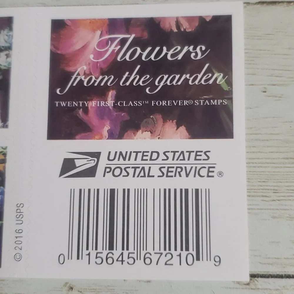100 Flowers from the Garden 2017 USPS Postage Forever Stamps Wedding Invitations